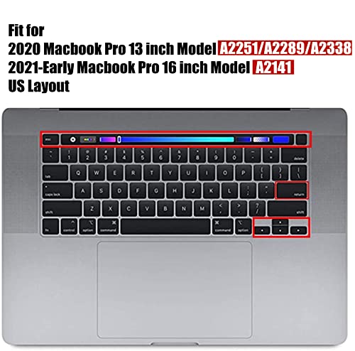 Se7enline MacBook Keyboard Cover Compatible with 2019-2021 MacBook Pro 16