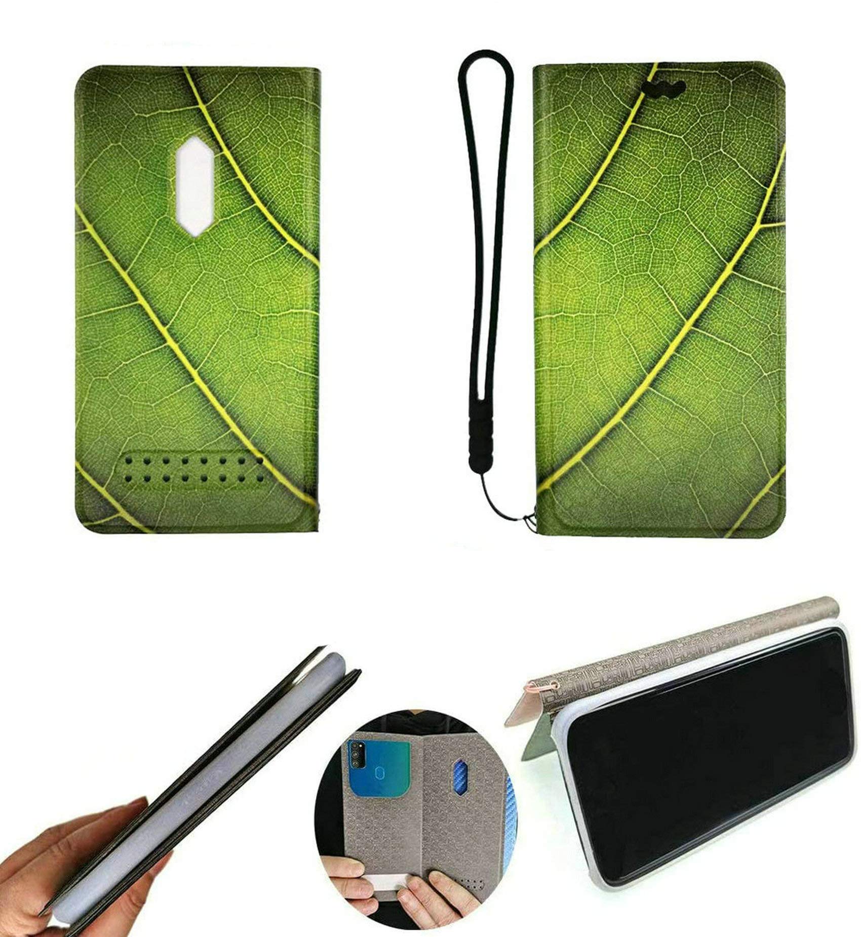HUAYIJIE FY Flip Case for Ulefone Note 11P - Premium PU Leather Cover with Silicone Ring Holder | Wallet Stand Case for Protection & Convenience | Perfect for Work, Travel and Daily Use
