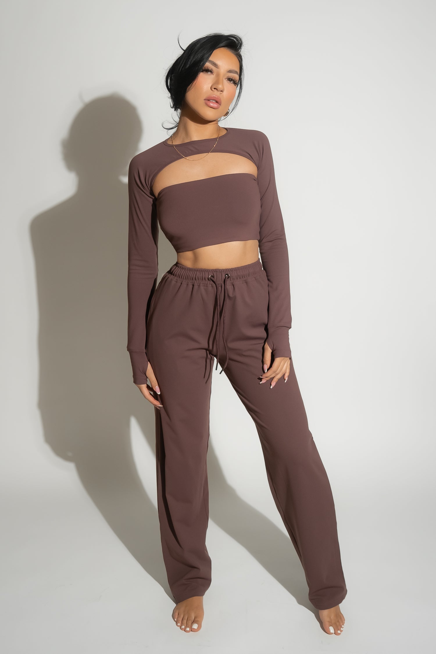 Stylish Weekend Trouser in Mahogany - Comfortable Casual Pants for Relaxing Outings & Travel