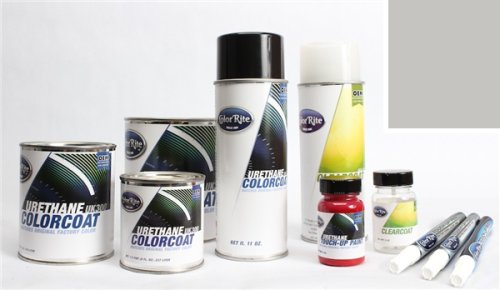 Ford All Automotive Touch-Up Paint Kit - 2 oz Titanium Metallic Clearcoat Bottle with Brush & Applicator | Perfect for Car Scratches, Chips & Paint Repair on Doors, Bumpers & Fenders