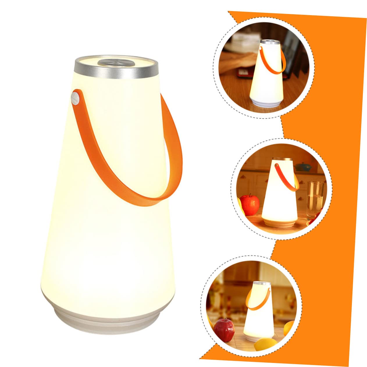 Uonlytech 6-Pack LED Night Lights - Bedside Lamps, Desk Lamps, Camping Lights for Home, Dorm & Outdoor Use | Portable Touch Control Table Lamp for Kids, Adults & Travel