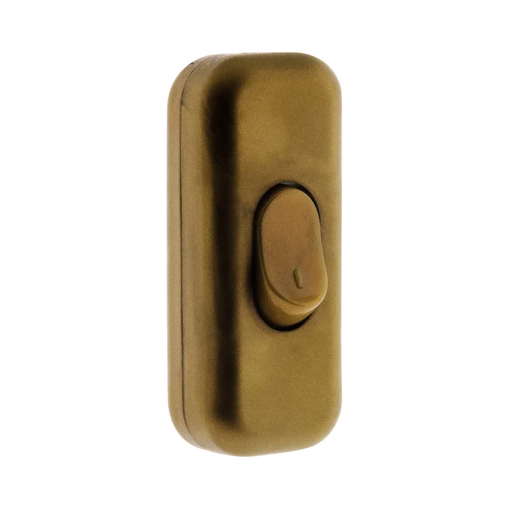 Zenitech 199604 Gold Light Switch - Durable & Stylish Electrical Switch for Home, Office & Commercial Lighting Control