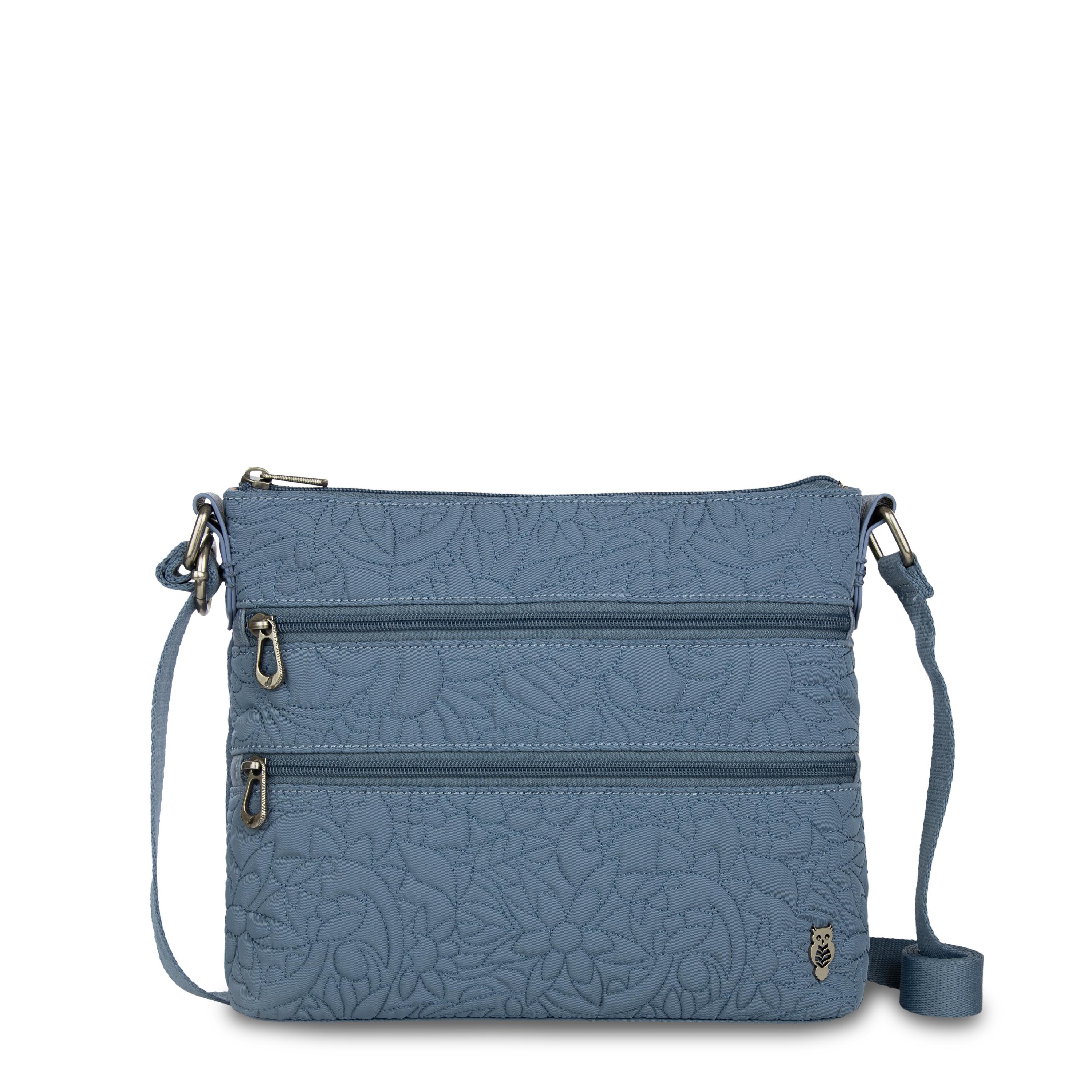 Eco-Friendly Crossbody Bag - Sustainable Twill Fabric - Maritime Spirit Desert Quilted Design - Perfect for Travel, Shopping & Everyday Use