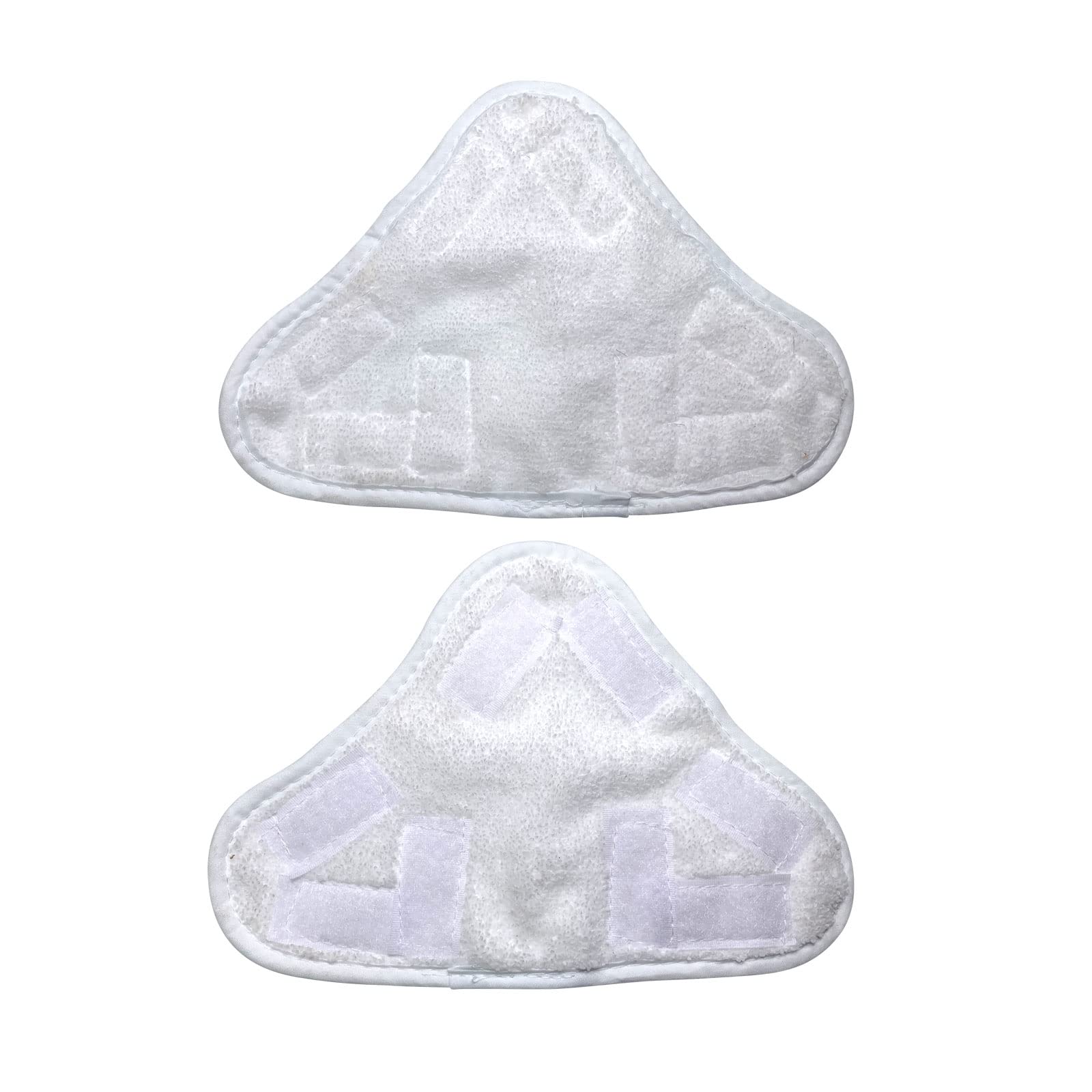 10 Pack Replacement Pads for H2O H20 Mop X5 Steam Mop - Microfiber Triangle Cleaning Pads for Floors, Tiles & Hardwood - Washable & Durable Steam Mop Accessories (Perfect for Kitchen, Bathroom & Pet Hair Removal)