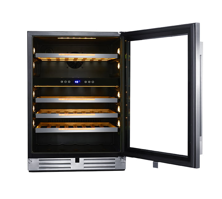 Avanti WCSE47R3S 18-Bottle Single Zone Elite Series Wine Cooler - Compact Freestanding Wine Refrigerator for White & Red Wines - Perfect for Home Bars, Kitchens, and Wine Cellars