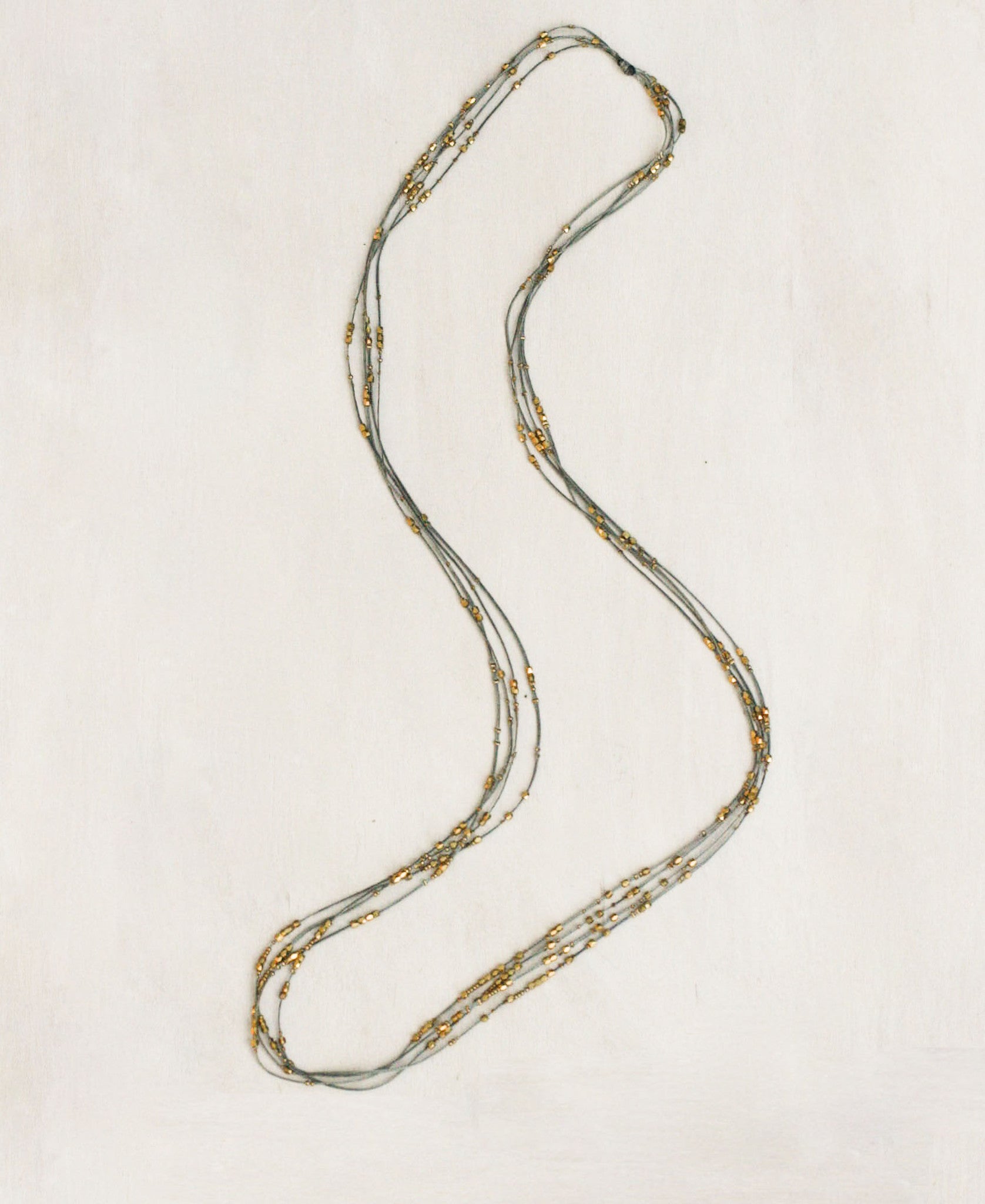 Glistening Four Strand Necklace for Women – Elegant Layered Beaded Jewelry for Parties, Weddings & Special Occasions