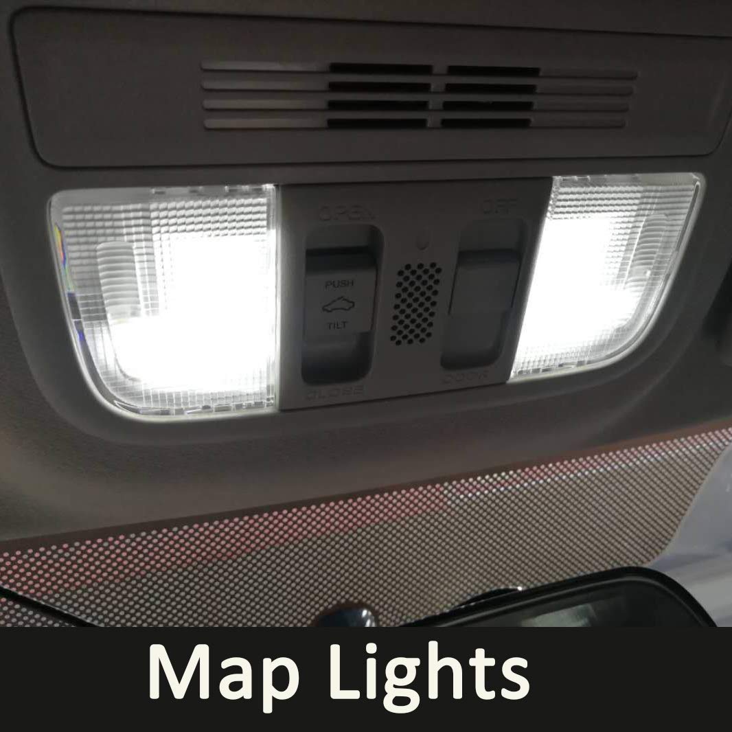 AWALITED 6-Piece Interior LED Light Kit - Super Bright LED Map & Dome Bulbs for 2014-2020 Nissan Rogue (All Models) - Perfect for Night Driving & Car Interior Upgrade