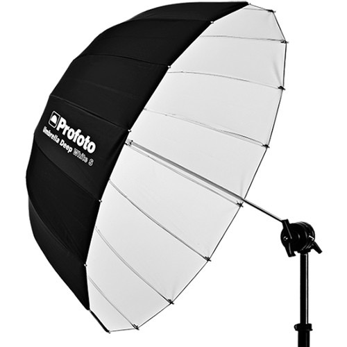 Profoto Deep Medium Umbrella (41 inch, White) - Professional Photography Lighting Modifier for Studio & Outdoor Portraits