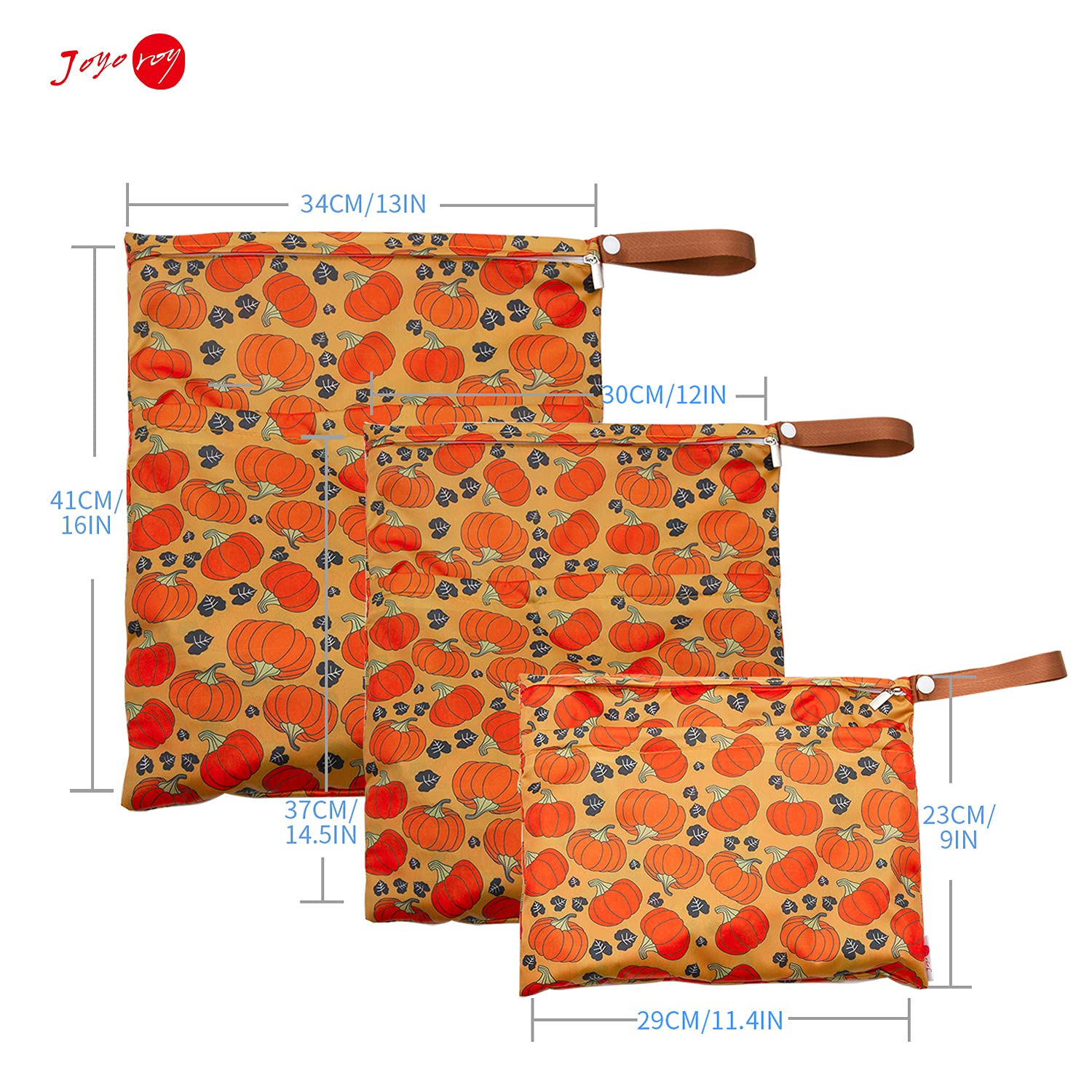 **Joyo Roy Waterproof Wet Dry Bags - Reusable Diaper Bag for Baby, Cloth Diapers, Beach & Pool Essentials - Ideal for Daycare, Travel & Swimming**