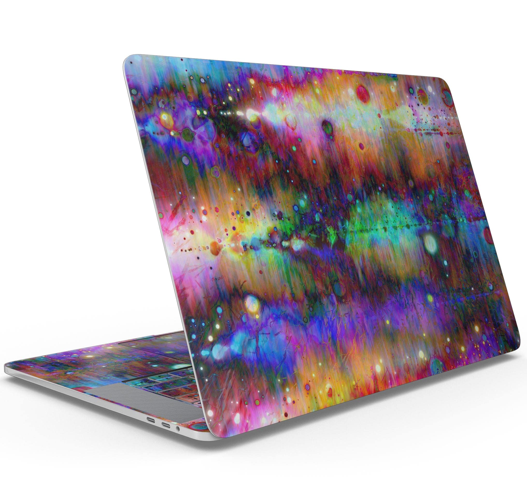 Premium Neon Paint Mixtured Full-Body Wrap Skin Kit for MacBook Air 13