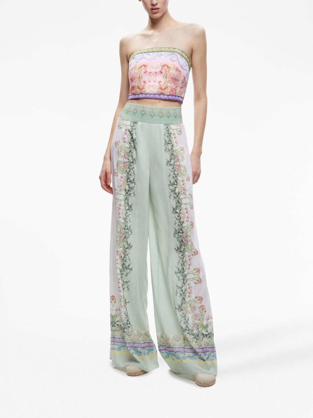 Alice + Olivia Women's Multi-Color Printed Trousers - Stylish Casual Pants for Work, Travel & Everyday Wear