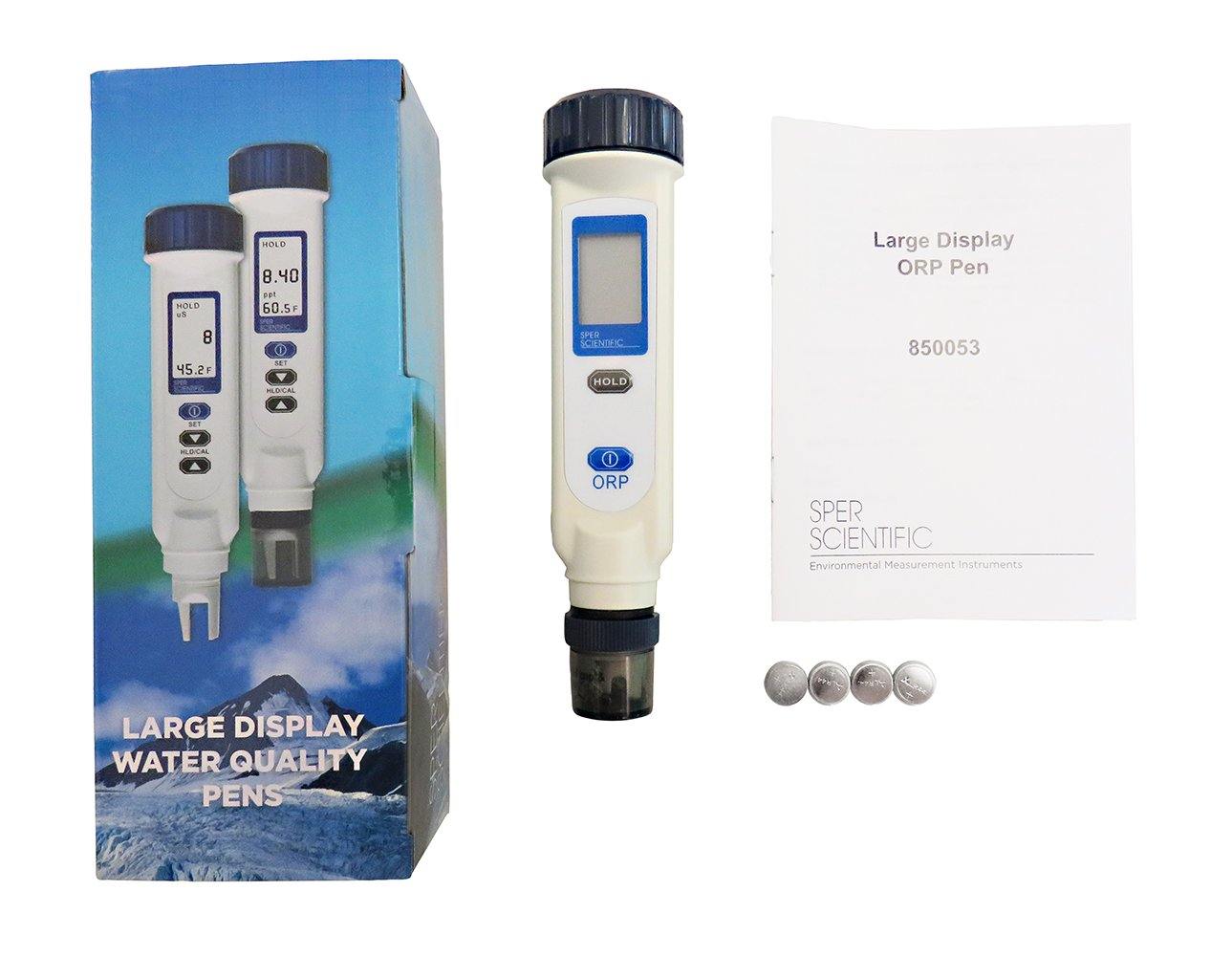 High Accuracy ORP Meter Pen - Digital Water Tester for Drinking, Pool, Aquarium & Hydroponics | Large LCD Display | Portable Oxidation Reduction Potential Tester