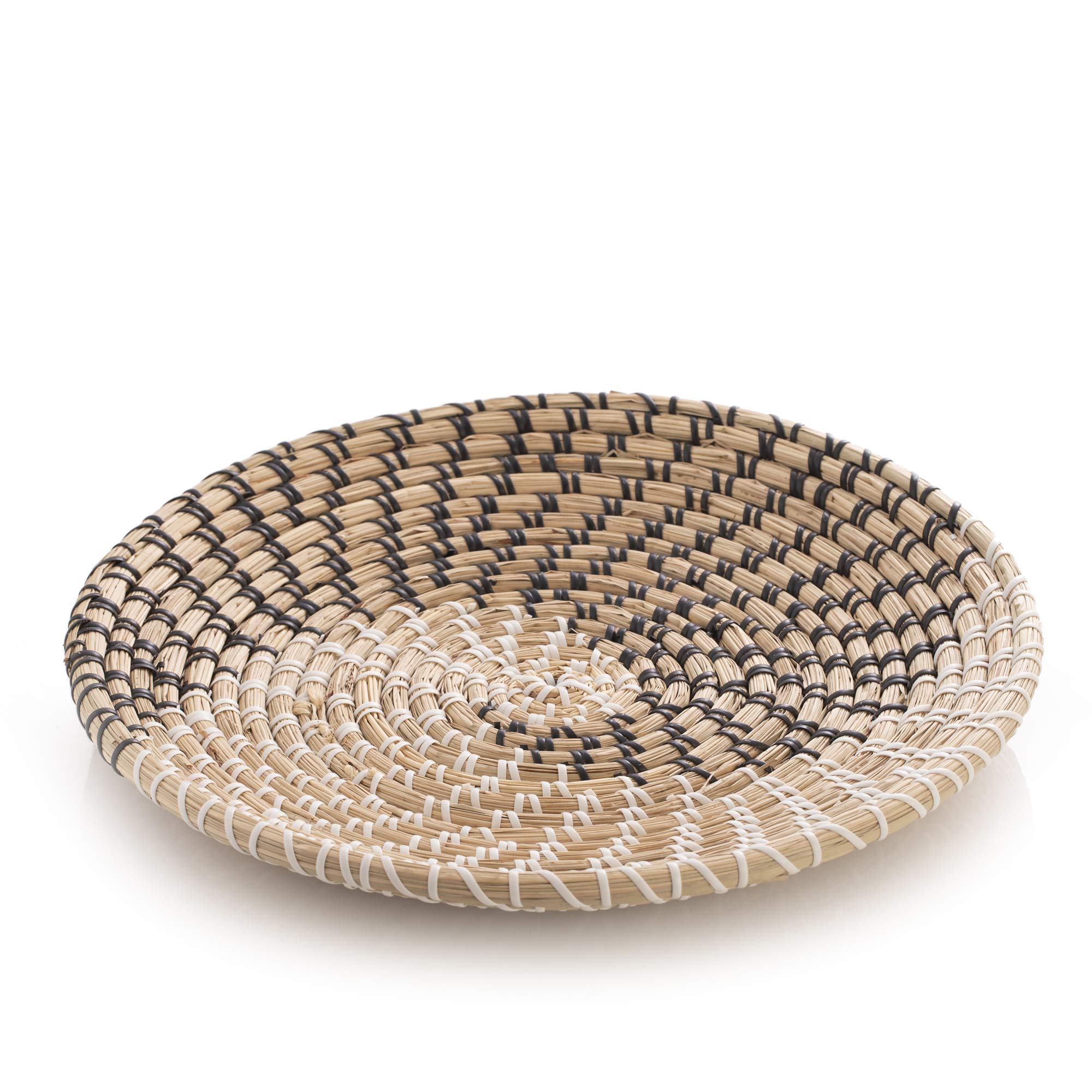Natural Seagrass Woven Wall Basket - 13.7