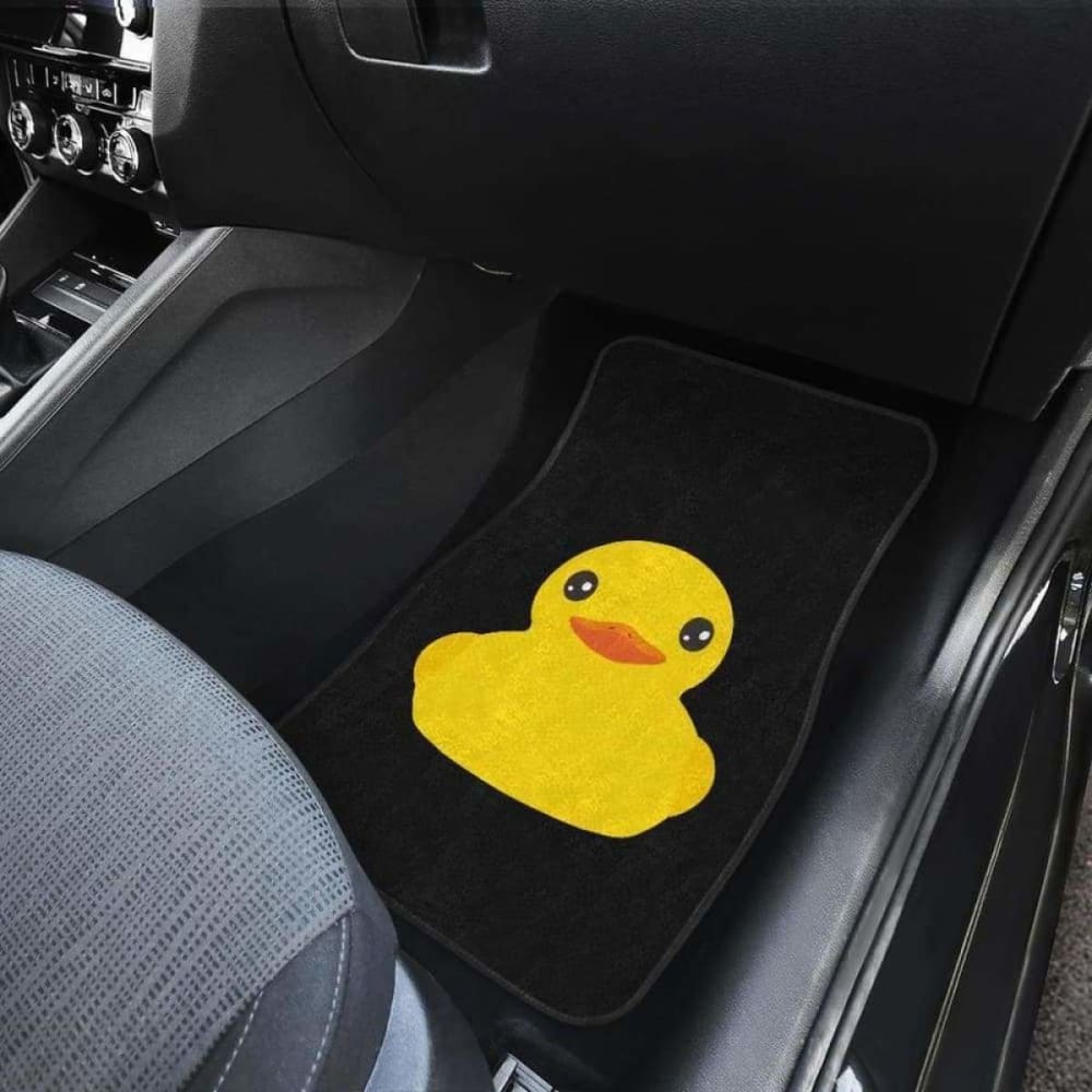 Funny Baby Duck Car Floor Mats - Non-Slip Waterproof Auto Accessories for Kids & Toddlers - Perfect for Family Road Trips & Daily Commutes