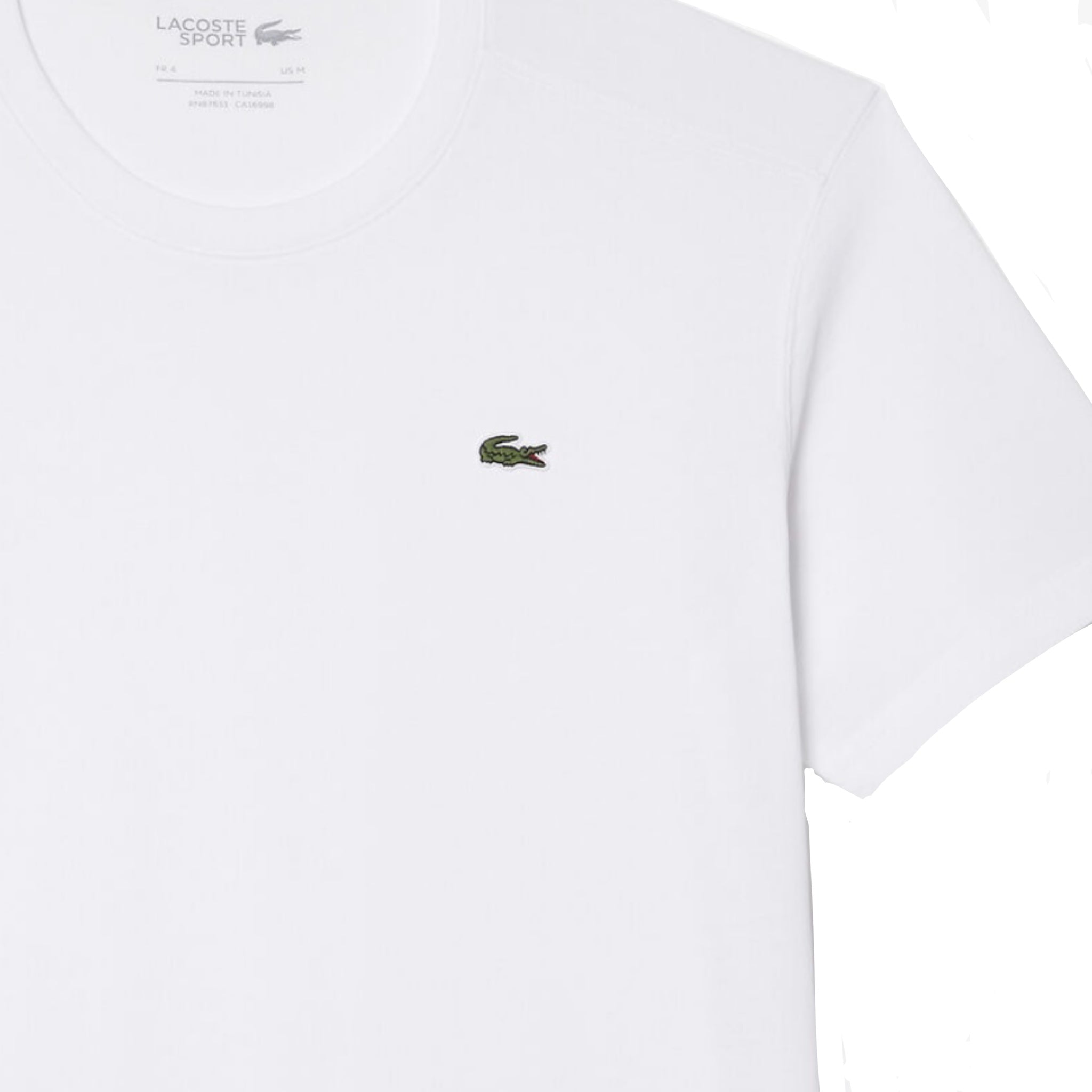 Lacoste Essentials Men's Crewneck Sports T-Shirt - White | Casual & Athletic Wear for Everyday Comfort
