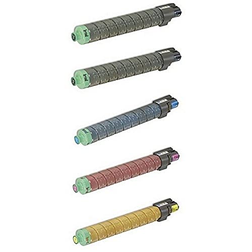 Compatible Replacement Toner Cartridge Combo Pack for Lanier MP-C3002 & MP-C3502 (2-Black/1-Cyan/Magenta/Yellow) (841-642B1CMY) - High-Quality Office Printing Supplies for Business Documents & Presentations