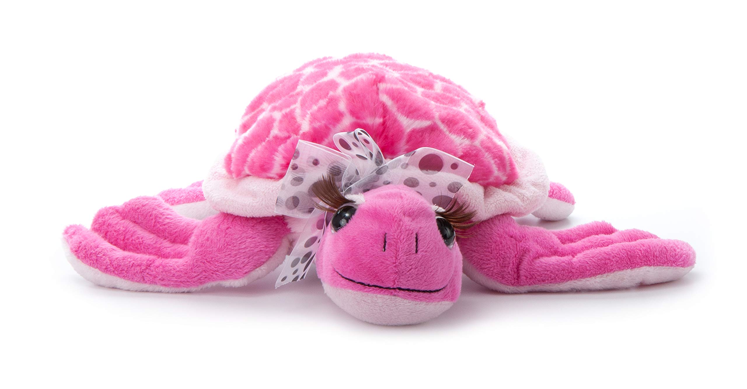 **Pink Sea Turtle Stuffed Animal - 12