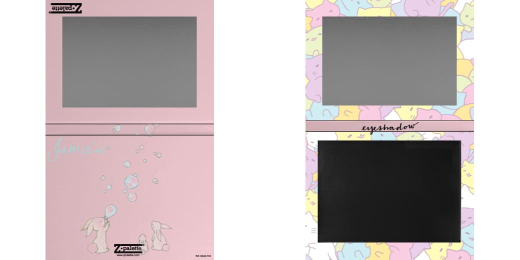Custom Extra Large Magnetic Z Palette for Makeup Artists - Perfect for Organizing Eyeshadows, Blushes & Cosmetics on the Go