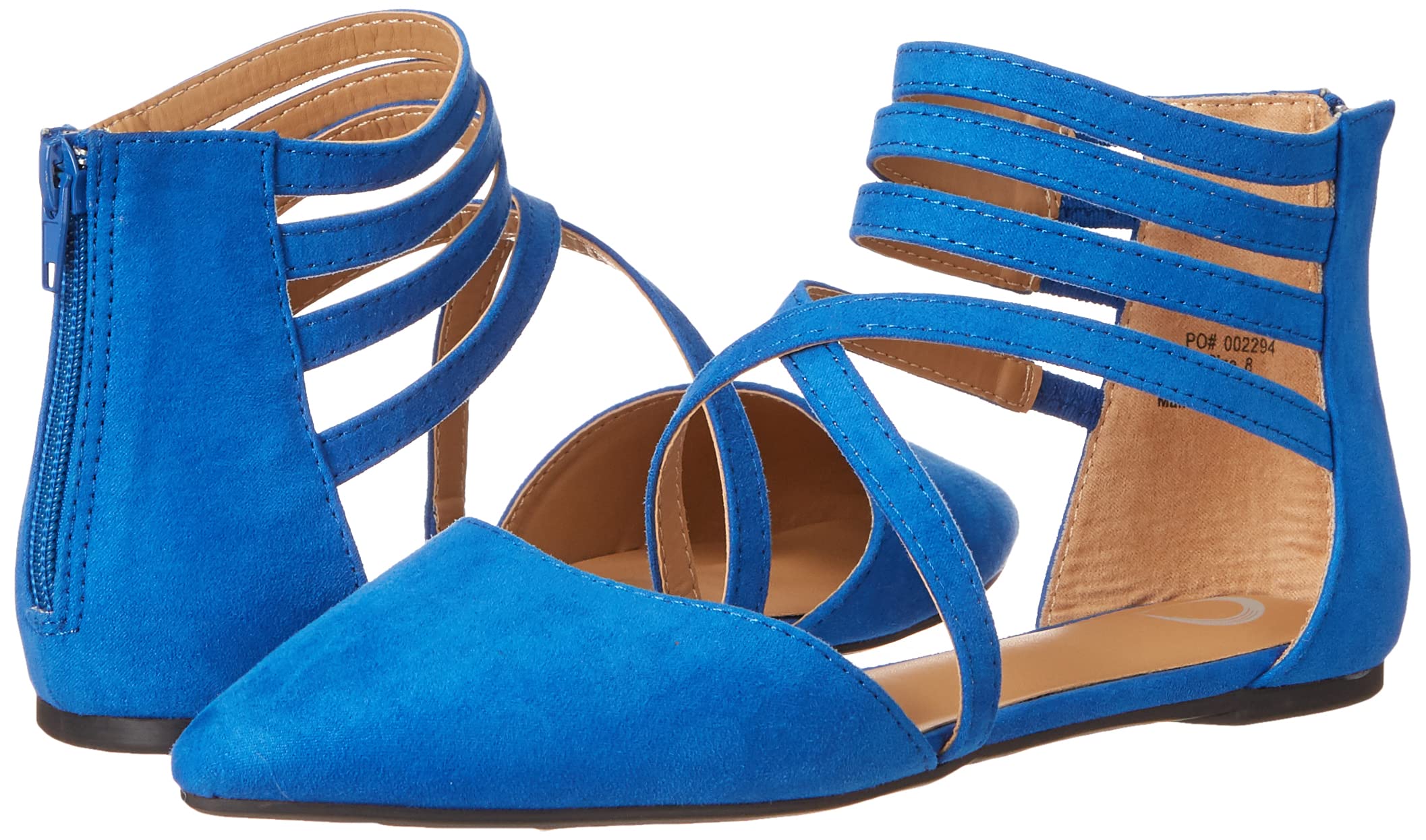 Journee Collection Women's Flats - Comfortable Ballet Shoes for Work, Travel & Everyday Wear - Lightweight Slip-On Casual Shoes for Women
