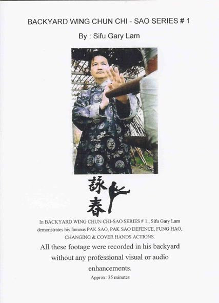 Gary Lam Wing Chun Chi Sao Training DVD - Backyard Martial Arts Series 1 | Self-Defense & Fitness Practice for Home, Gym, or Outdoor Use