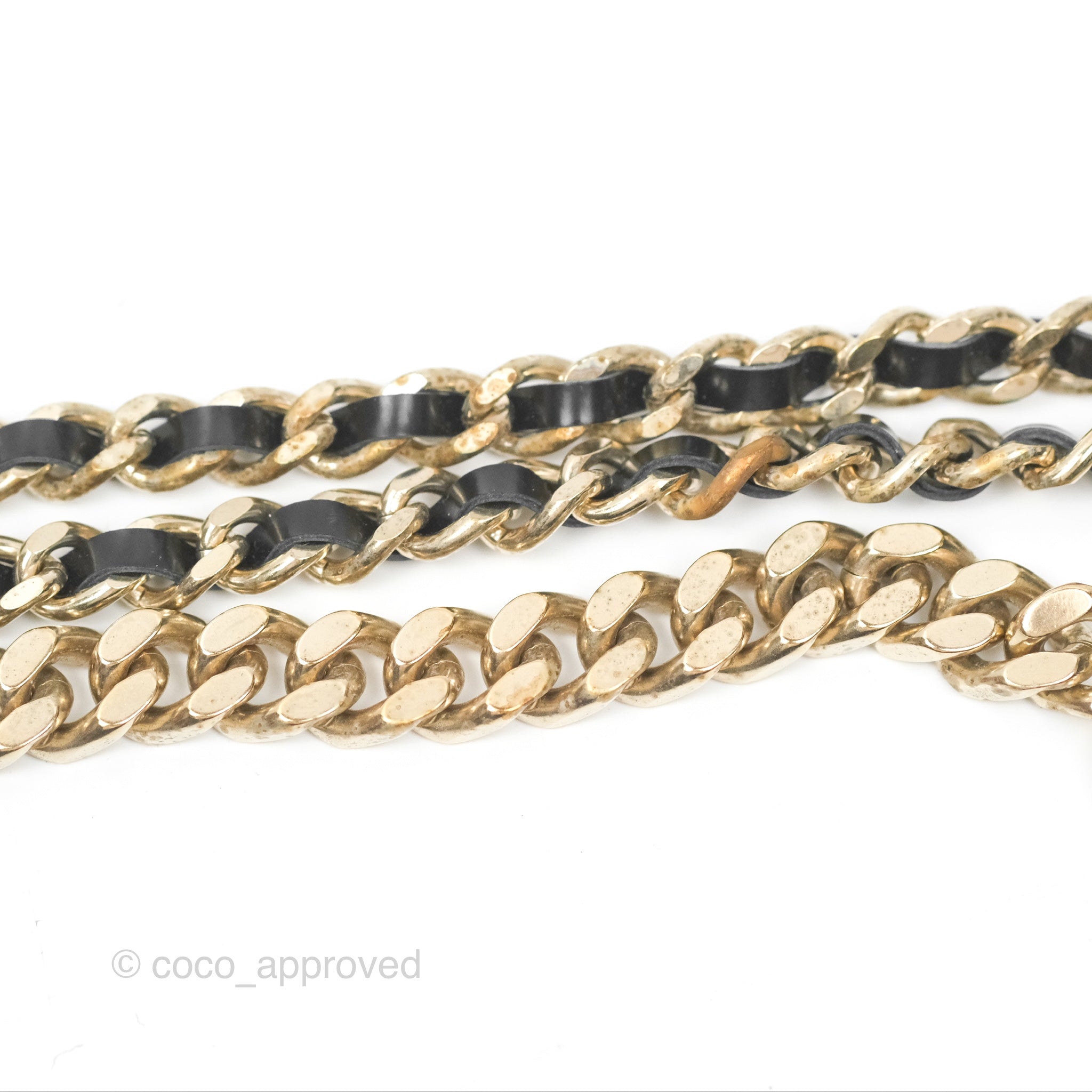 Chanel CC Woven Chain Belt with Gold Hardware - Luxury Fashion Accessory for Women | Perfect for Parties, Weddings & Evening Events