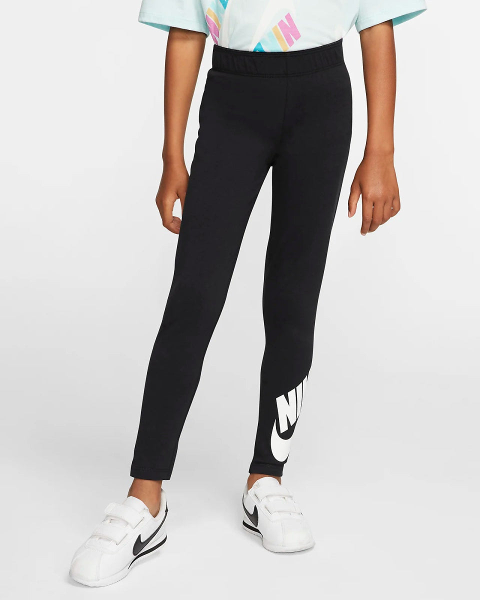 Nike Junior Futura Black Tights - Youth Compression Leggings for Running, Training & Sports Performance