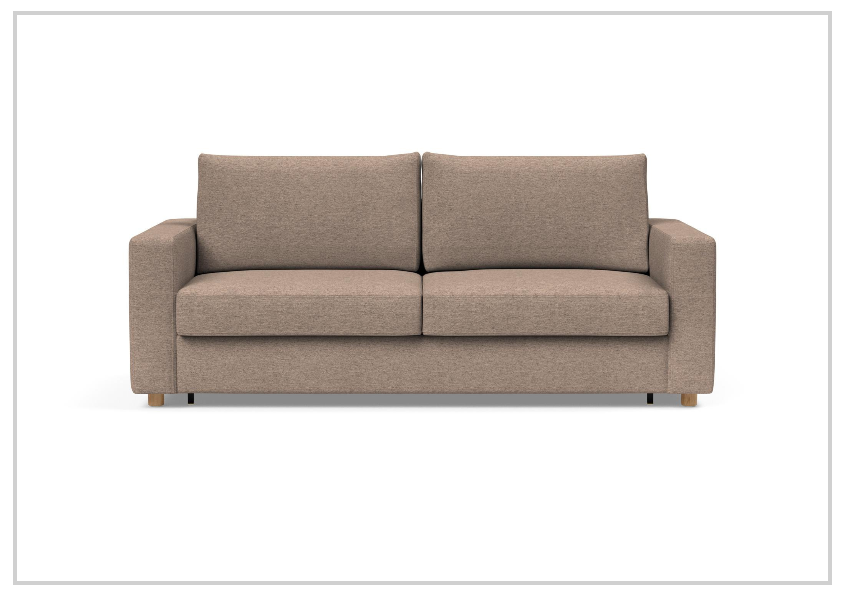 Innovation Living Neah Fabric 2-Seater King Size Sleeper Sofa Bed - Convertible Comfort for Small Spaces & Guest Rooms