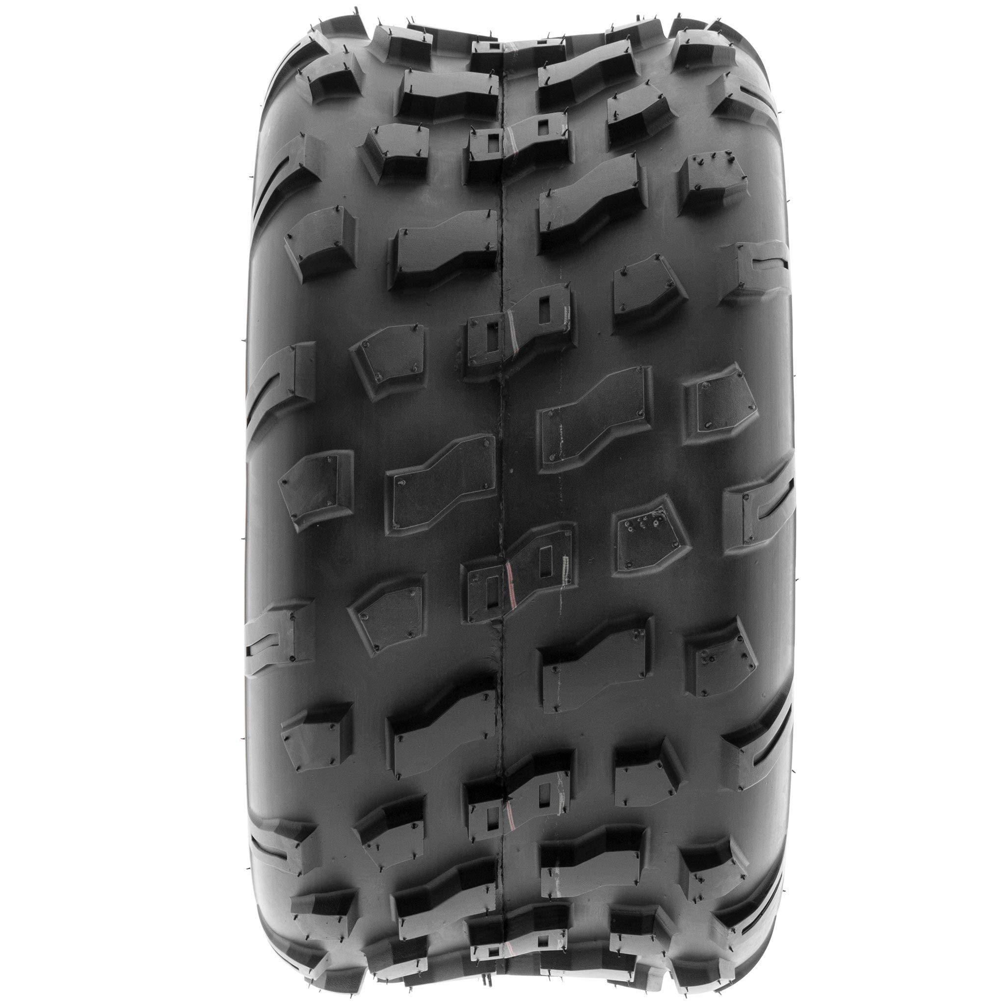 SunF 20x10-9 ATV UTV Knobby Tires - Set of 4 for Go Karts, Golf Carts & Lawn Mowers | All-Terrain 4-Ply A022 Tires for Off-Road, Farm & Yard Work