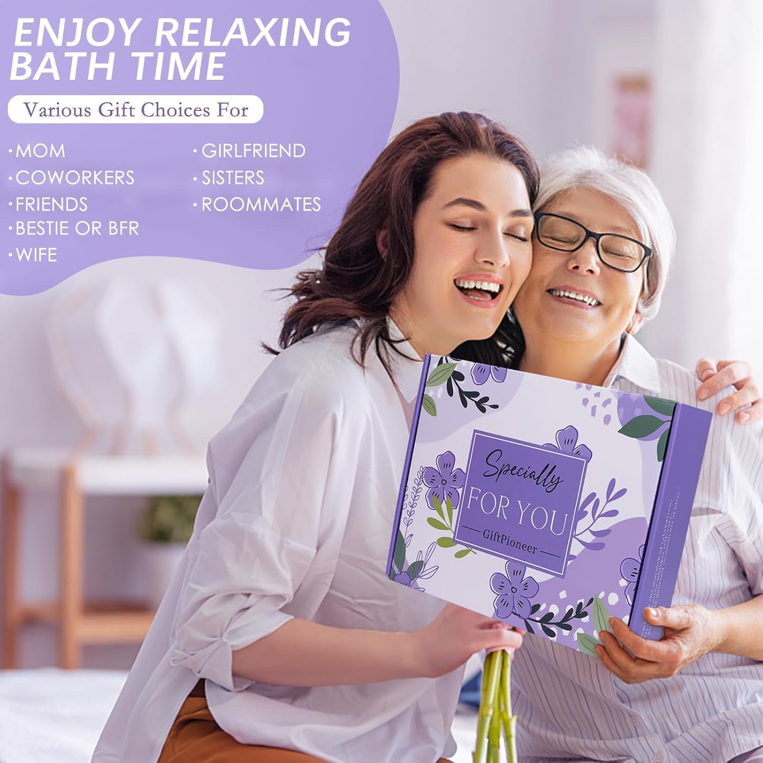 Luxury Spa Gift Basket for Women - Relaxing Birthday, Get Well, Valentine's Day Care Package with Flannel Blanket - Perfect Gift for Wife, Sister, Daughter & Best Friend | Home Relaxation, Self-Care & Recovery