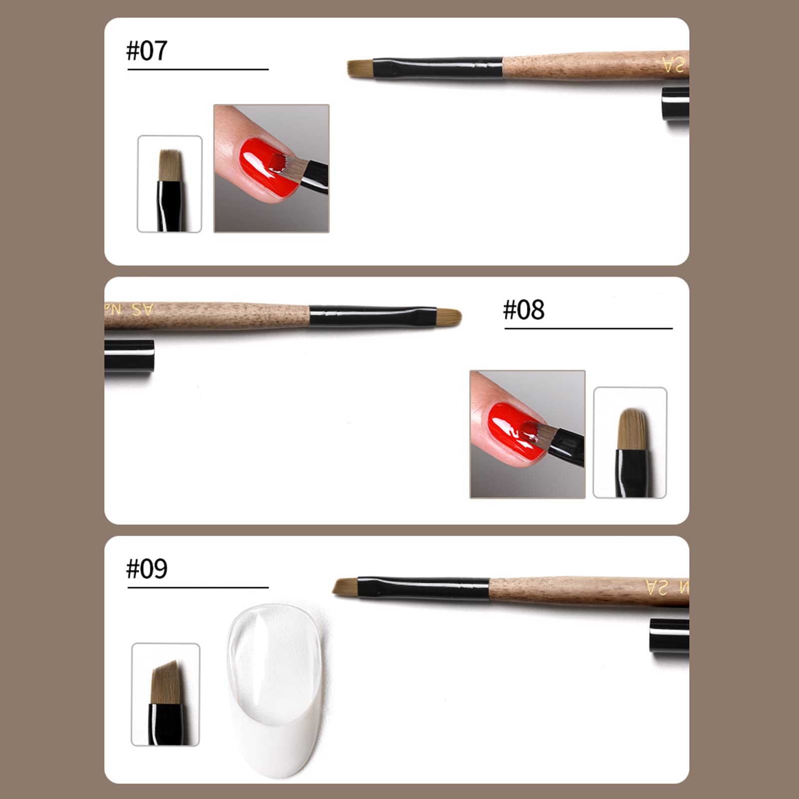 Washranp Nail Art Brush Set - Professional DIY Manicure Tools for Women | Home Salon & Party Use