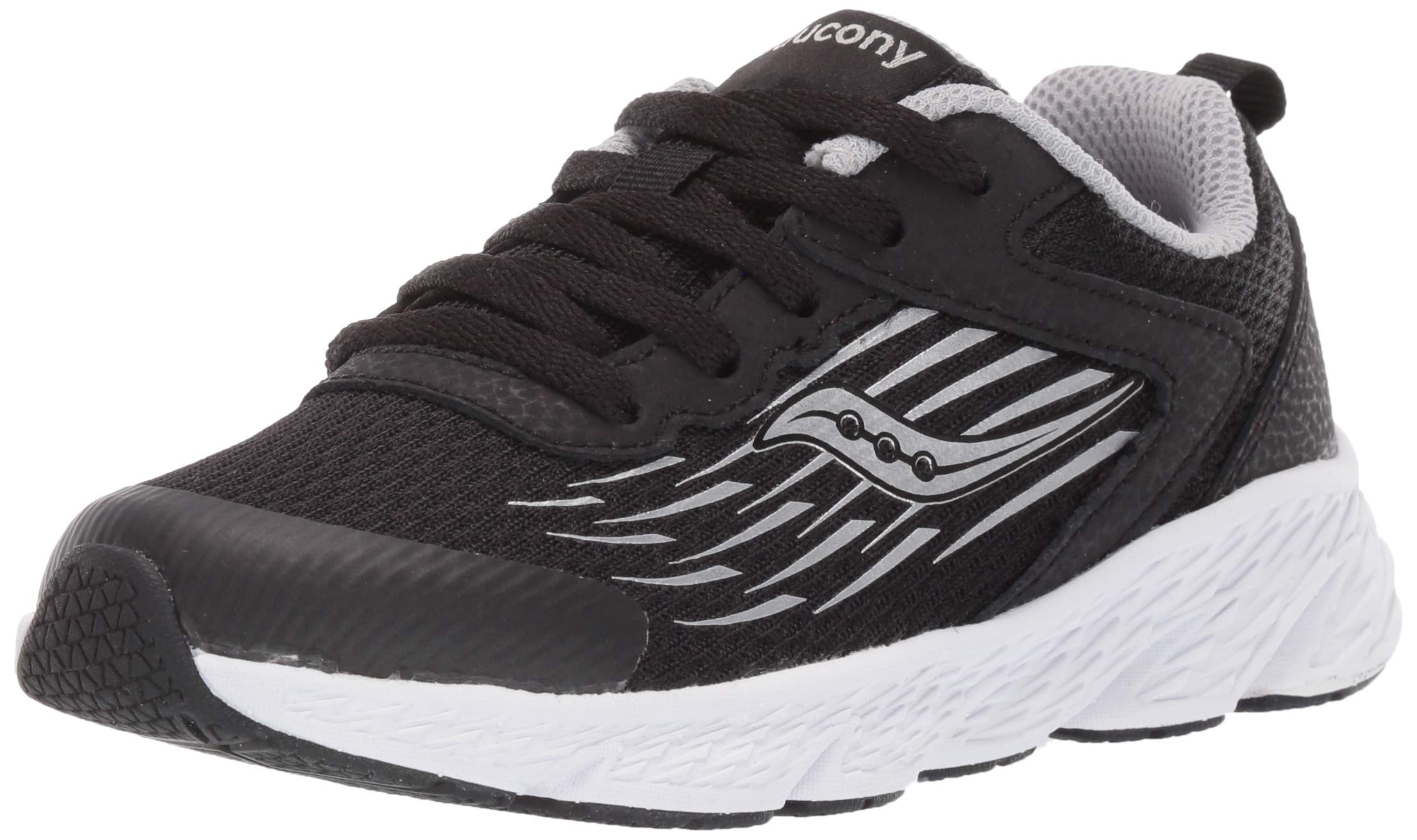 Saucony Kids Boys Wind Running Shoes - Lightweight & Breathable Sneakers for Boys - Perfect for School, Sports & Outdoor Activities