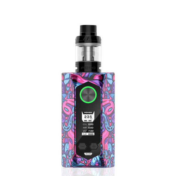 GeekVape Blade 235W Box Mod Kit with Aero Tank - High Power Vape Device for Cloud Chasing & Sub-Ohm Vaping | Perfect for Home Use & Vape Shops