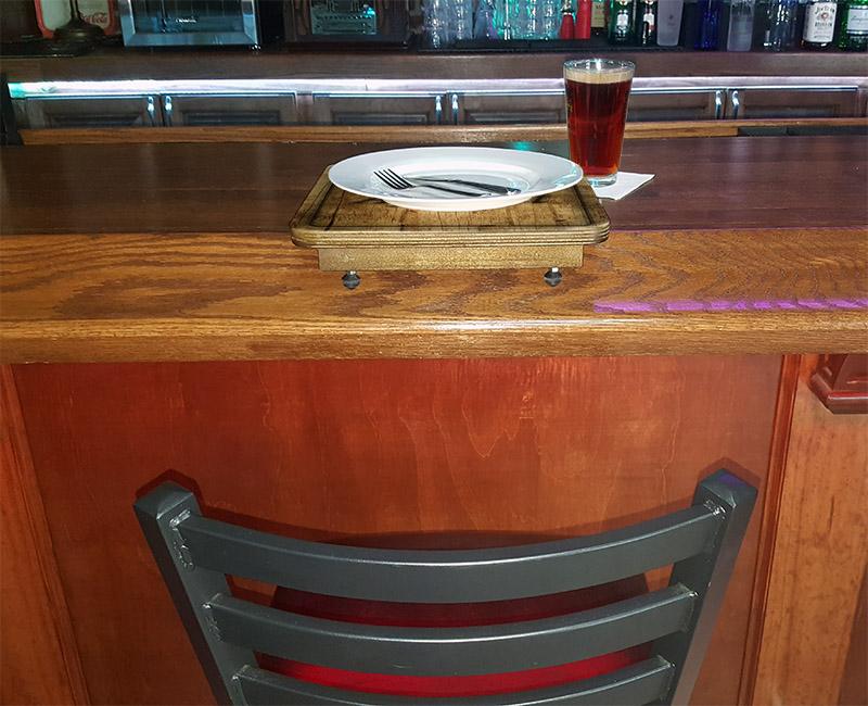 Drunk Bunk™ Customizable Steakhouse Bar Top Dining Platform - Perfect for Home Bars, Man Caves & Restaurant Style Entertaining