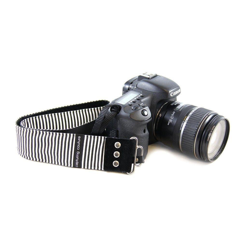 Premium Leather Camera Strap for DSLR & Mirrorless Cameras - Fashionable & Durable Rocker Style - Perfect for Travel, Photography & Street Style