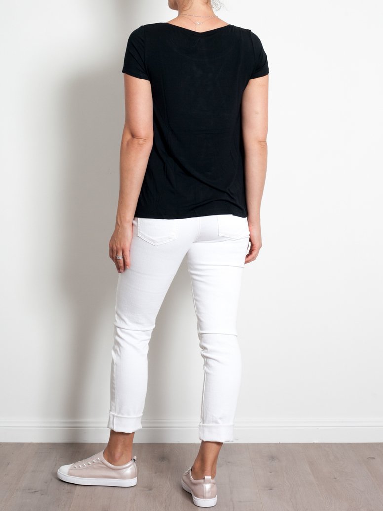Tani Swing Tee - Soft Micromodal T-Shirt for Women - Comfortable & Stylish Casual Wear for Everyday Outfits