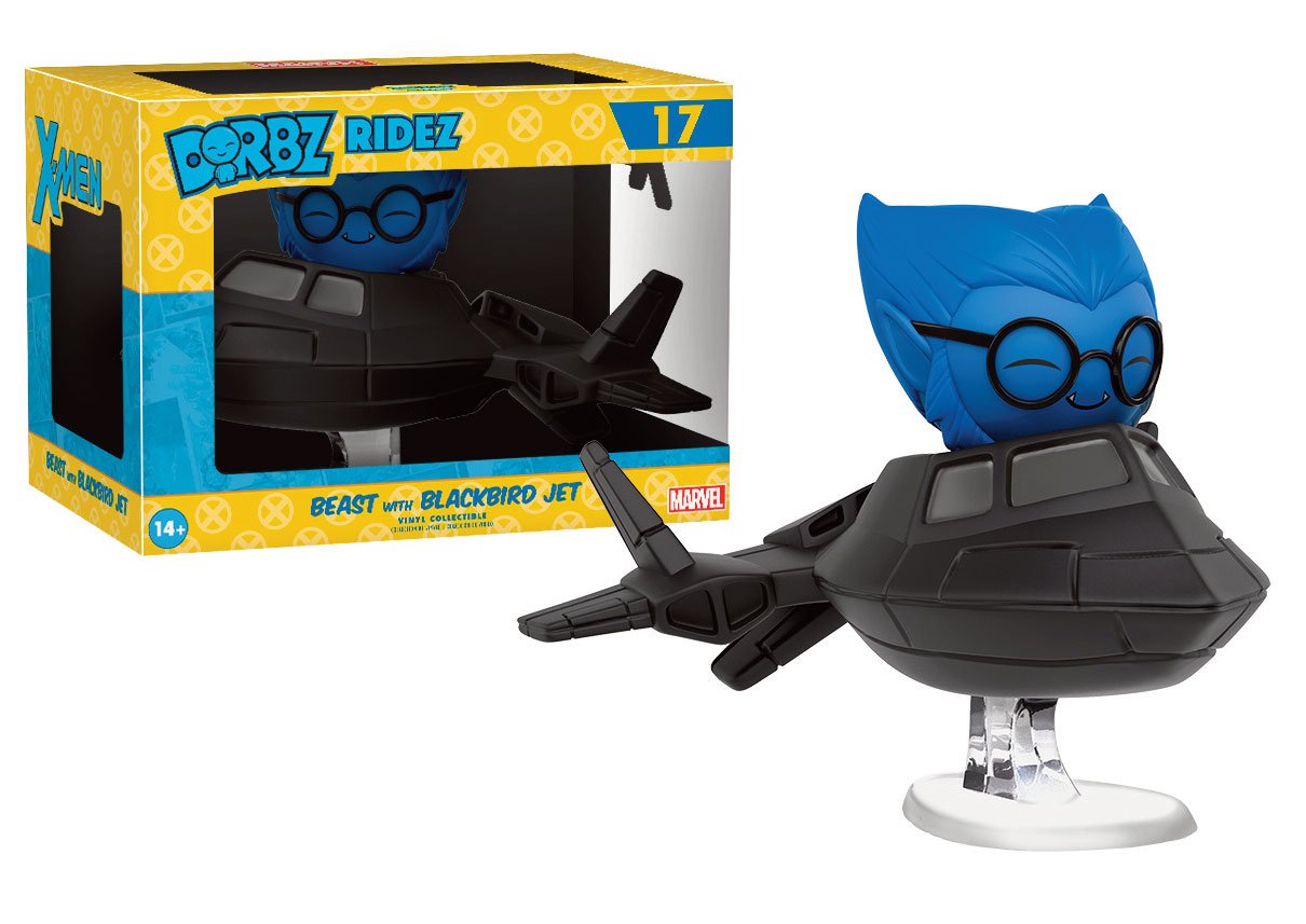 Funko Dorbz Ridez Marvel Beast with Blackbird Jet Exclusive #17 - Collectible Marvel X-Men Action Figure for Display & Gifts