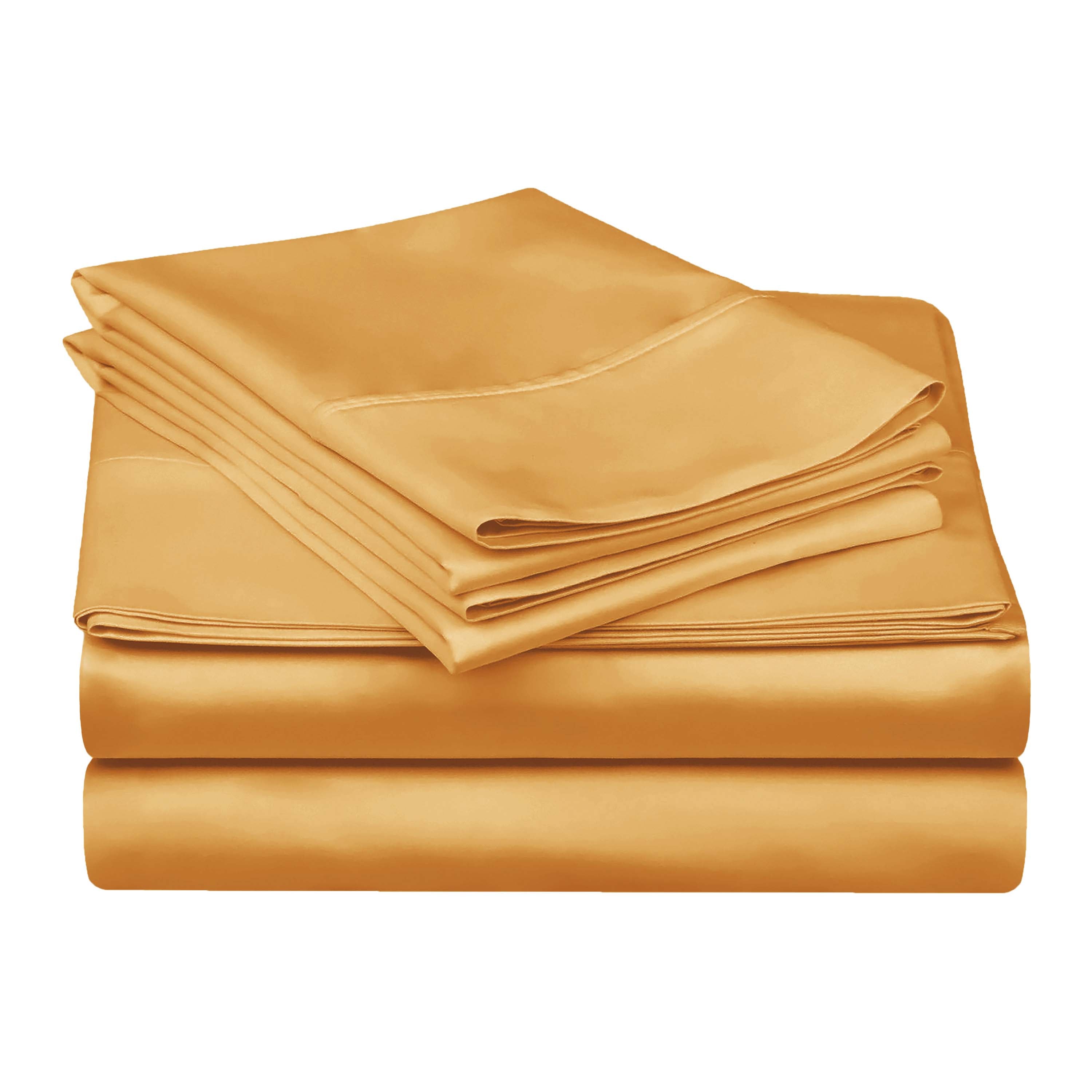 Premium 100% Egyptian Cotton 300 Thread Count Bed Sheet Set - Queen Size, Soft & Breathable for All-Season Comfort - Perfect for Luxury Bedrooms, Hotels, and Guest Rooms