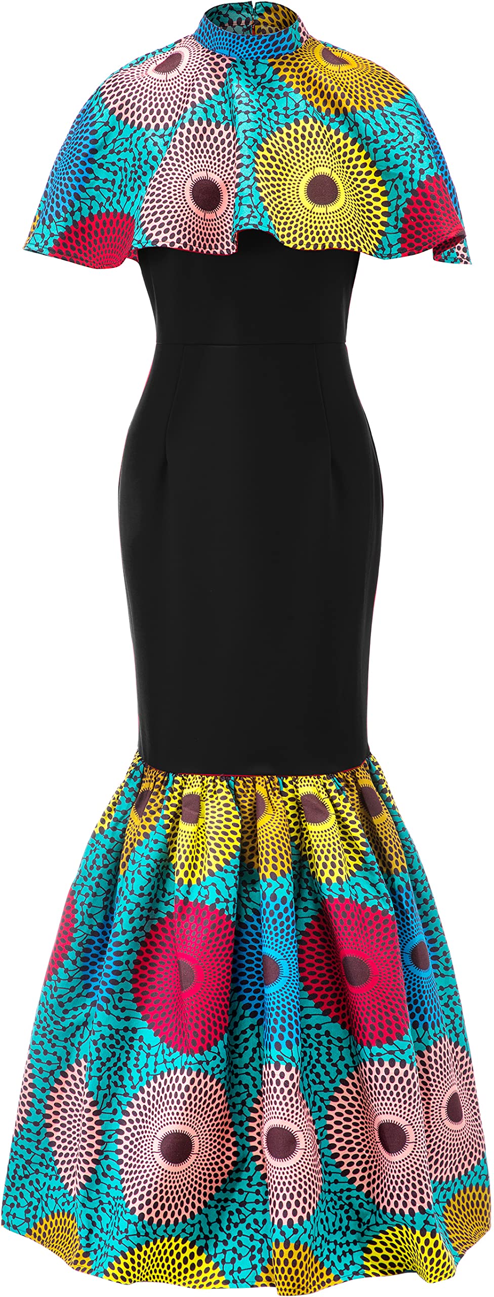 African Ankara Print Dresses for Women | Kente Pattern Traditional Outfits | Perfect for Cultural Events, Weddings & Special Occasions