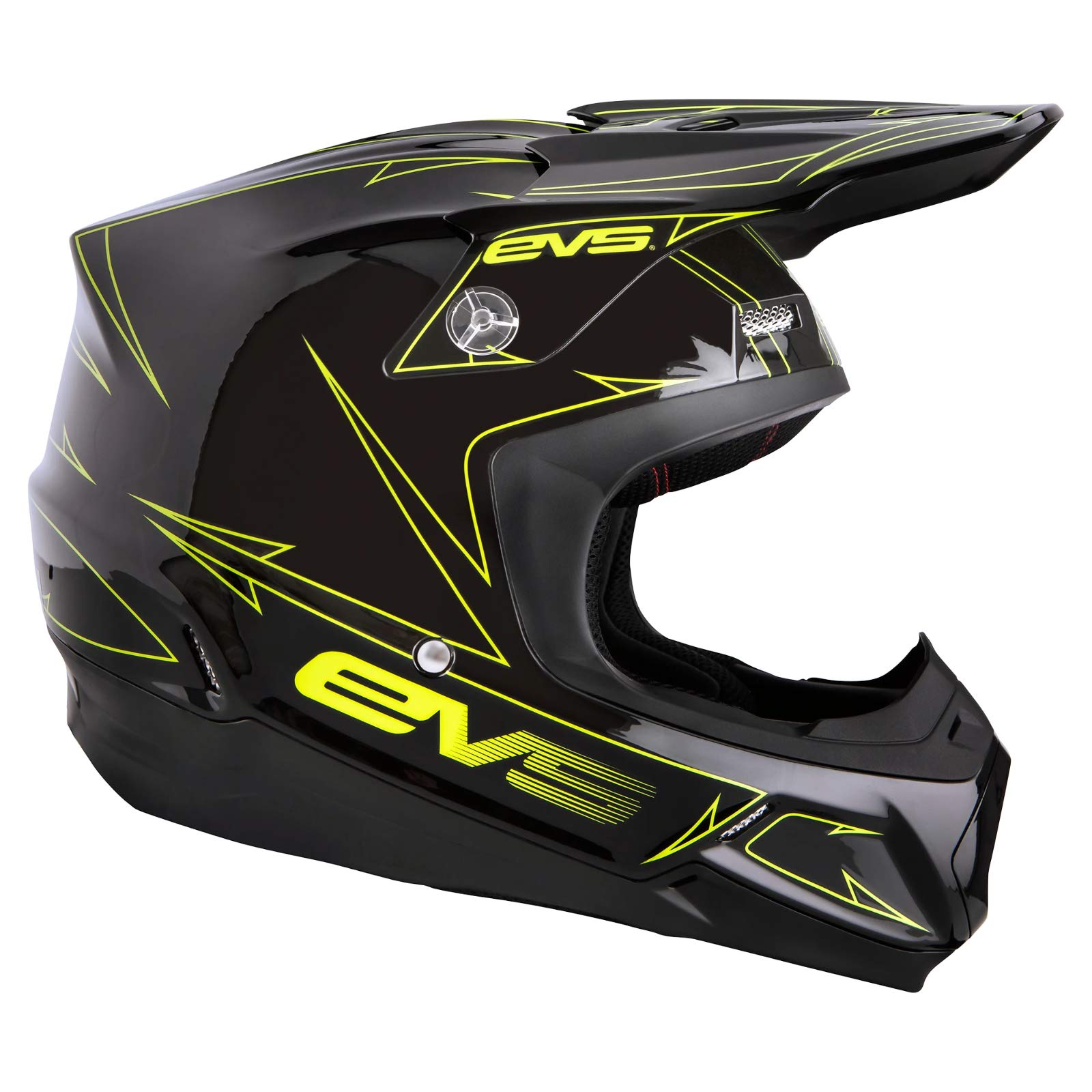 EVS Sports Off-Road Pinner Helmet (T5 Pinner) - Lightweight Motocross & Dirt Bike Helmet for Extreme Sports & Trail Riding