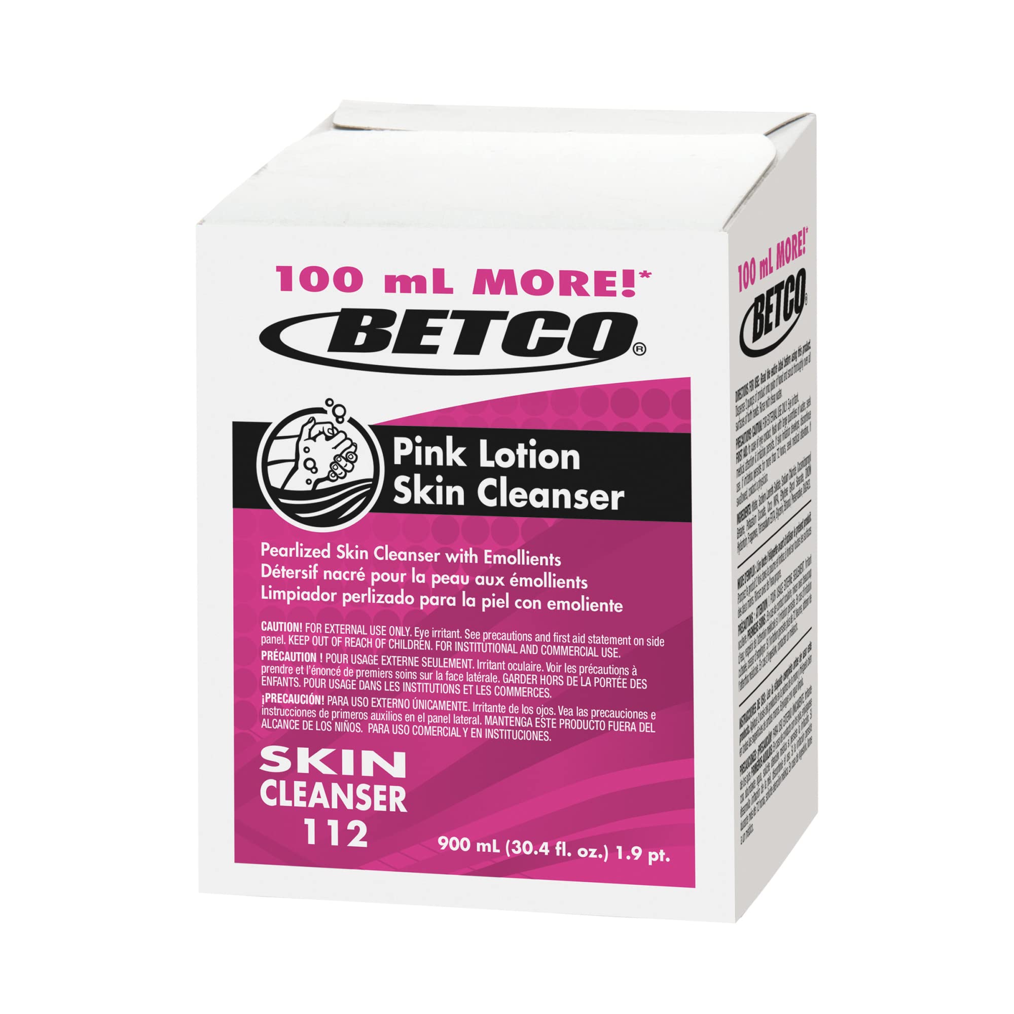 Betco® Floral Scent Lotion Skin Soap Cleanser Refill - 30.43 Oz (Pack of 12) - Gentle Hand & Body Wash for Healthcare, Salon & Spa Professionals