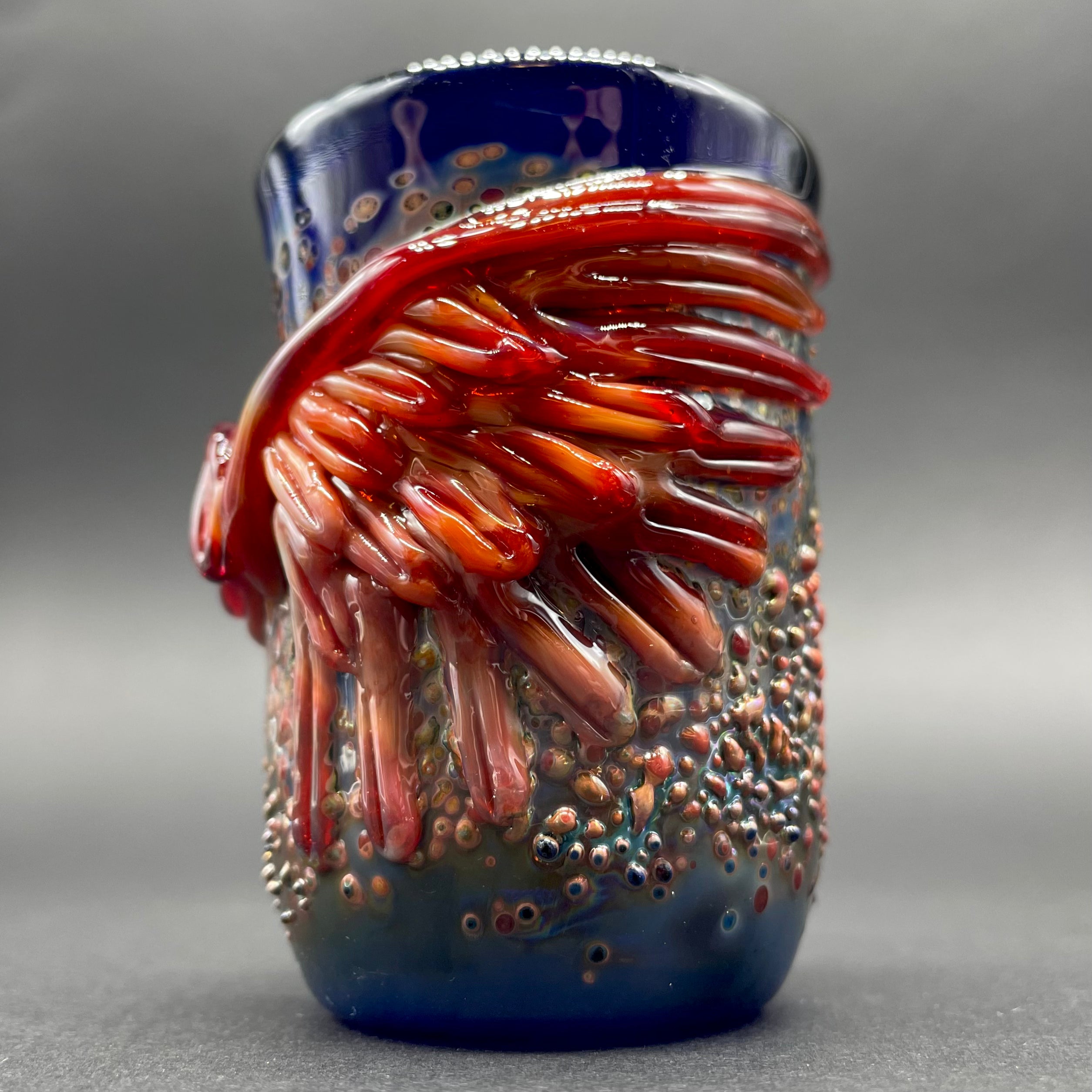 Red Winged Phoenix Shot Glass - Unique Collectible for Parties, Gifts & Home Bar Decor