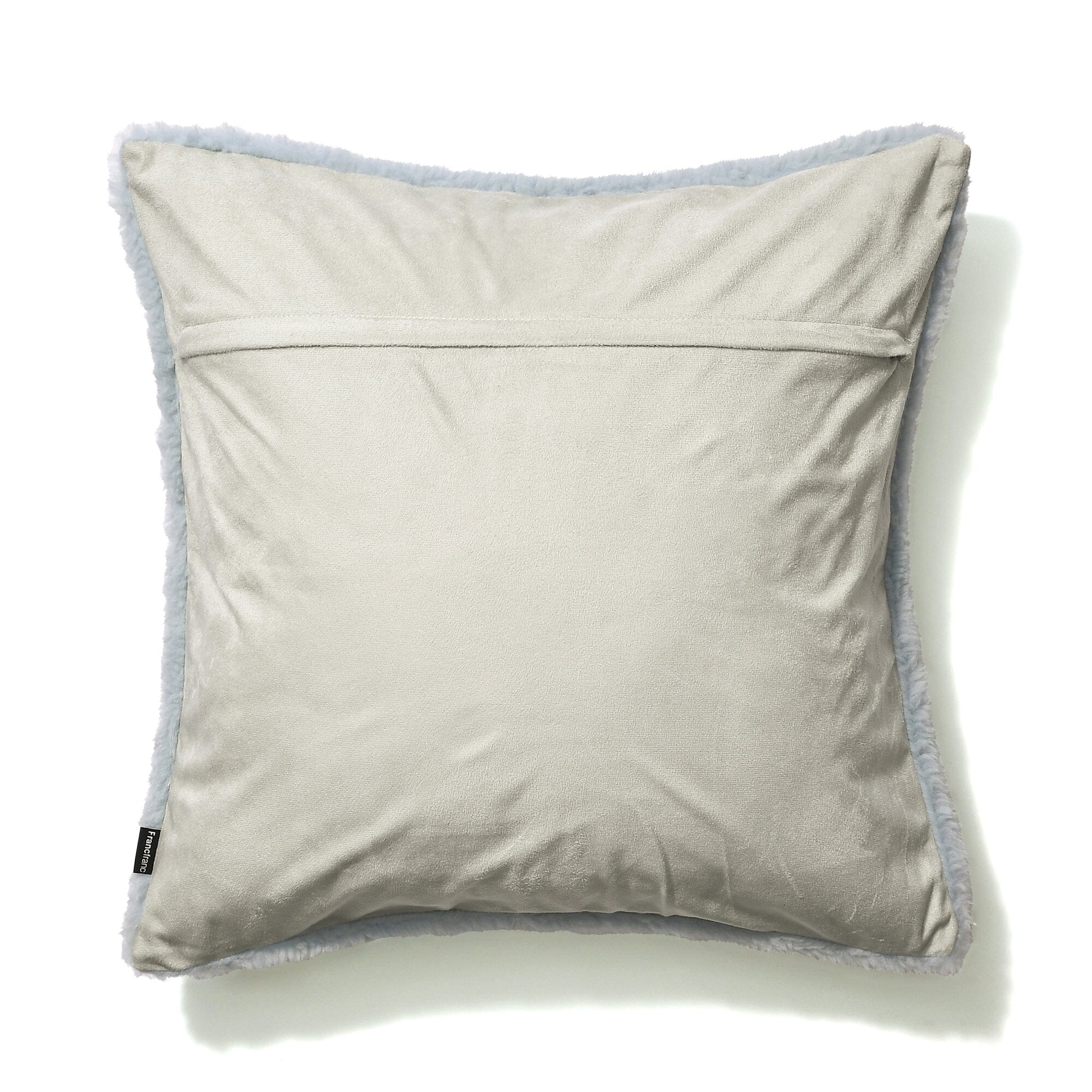 Premium Faux Fur Cushion Cover 18x18 Inches Light Blue - Soft & Cozy Home Decor for Living Room, Bedroom, or Sofa