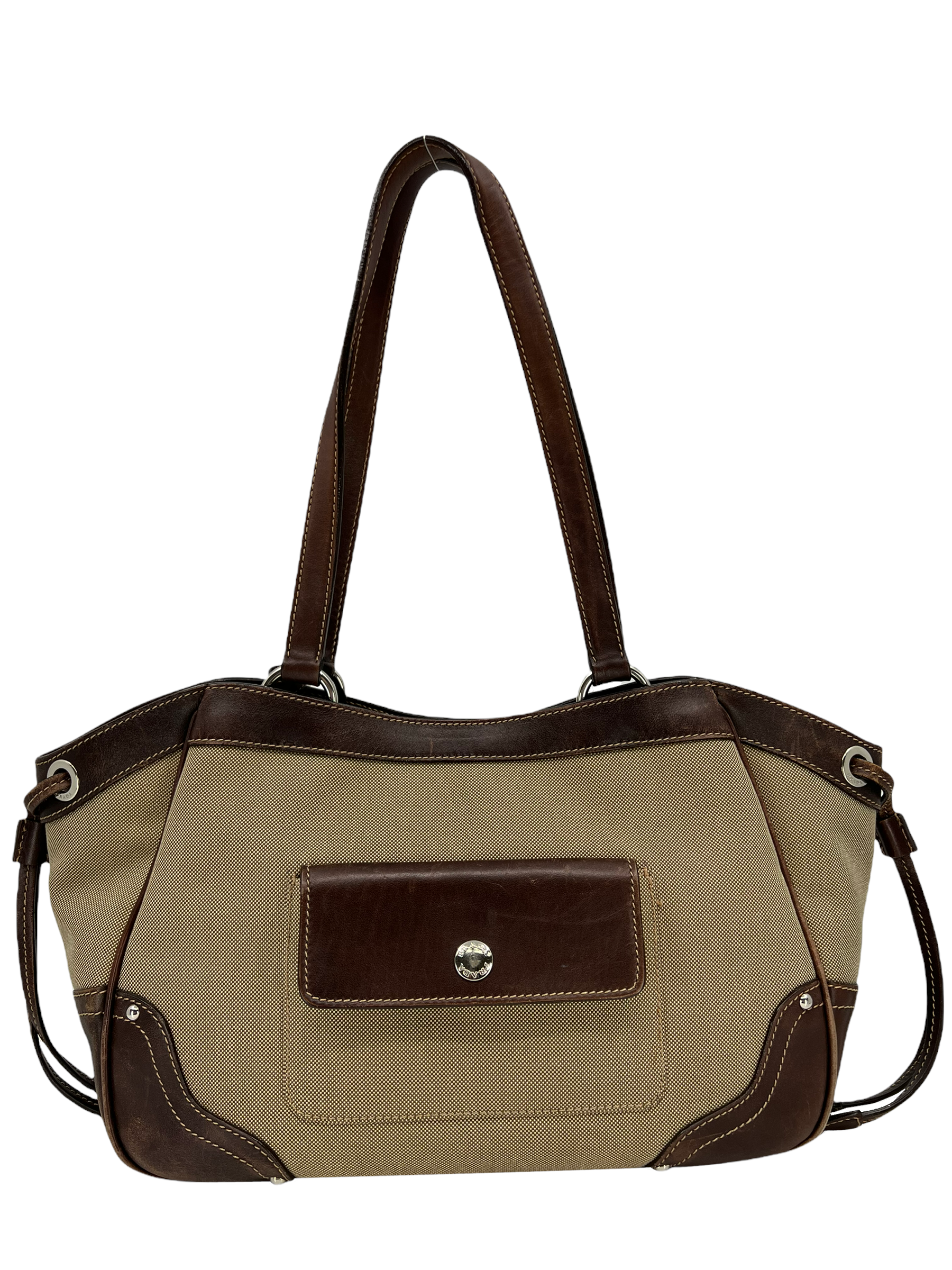 Prada Canapa Logo Jacquard Canvas Tote Bag - Luxury Designer Handbag for Women | Perfect for Work, Travel & Everyday Use