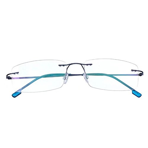 JCERKI Ultra Lightweight Computer Reading Glasses - Anti-Reflective, Anti-Glare Blue Light Blocking with UV Protection - Perfect for Office Work, Gaming & Digital Screen Use