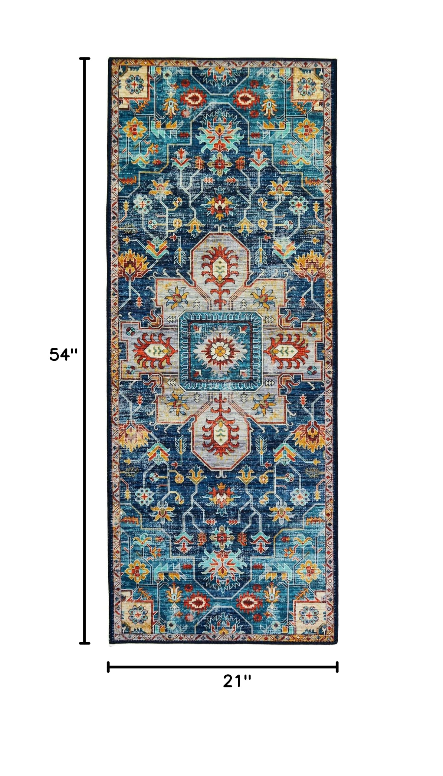 Bohemian Oriental Style Area Rug 21