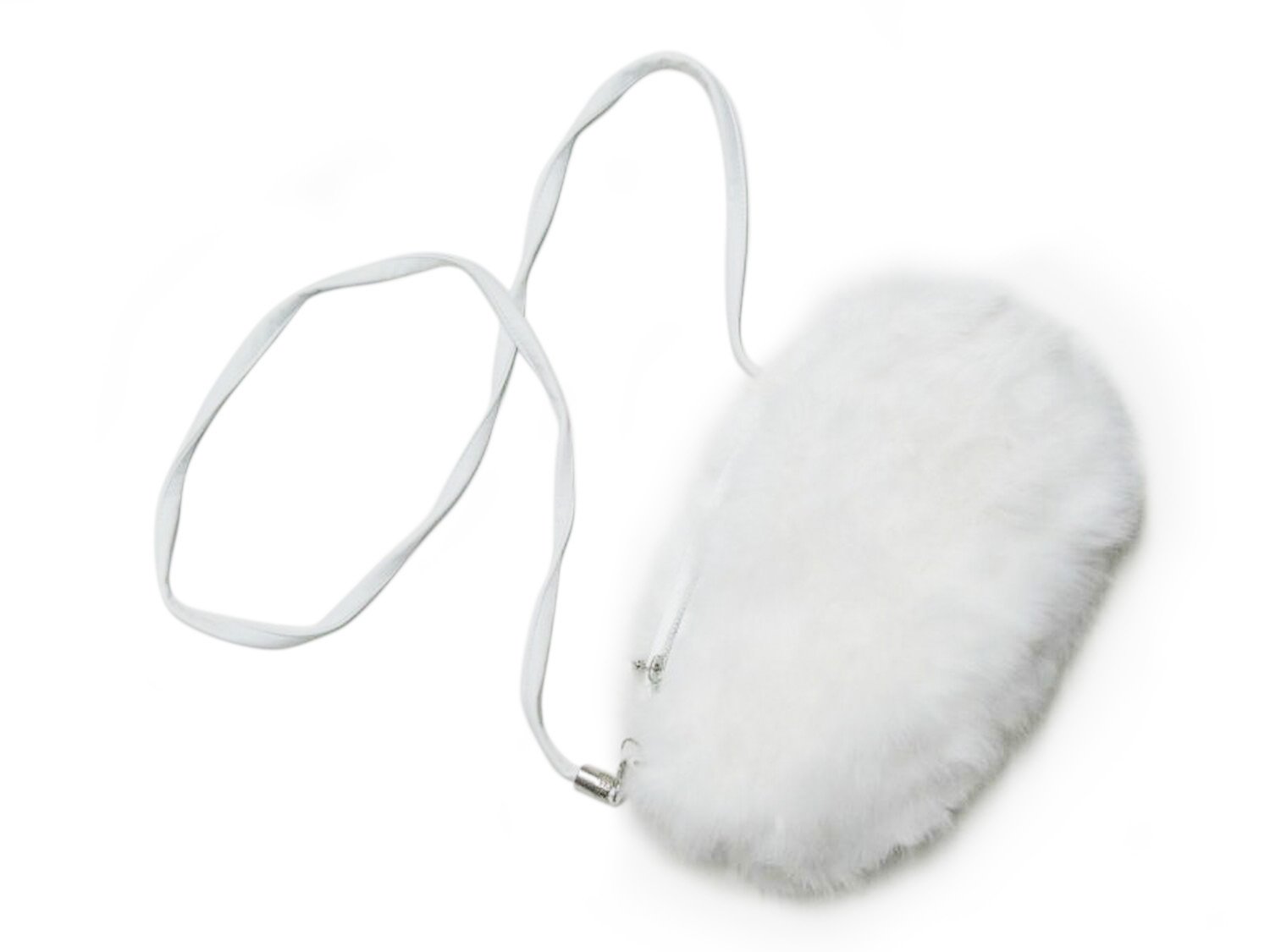 Premium Large Rabbit Fur Hand Muff - Winter Fashion Accessory for Women | Cozy & Stylish Cold Weather Essential for Outdoor Activities, Date Nights & Holiday Events