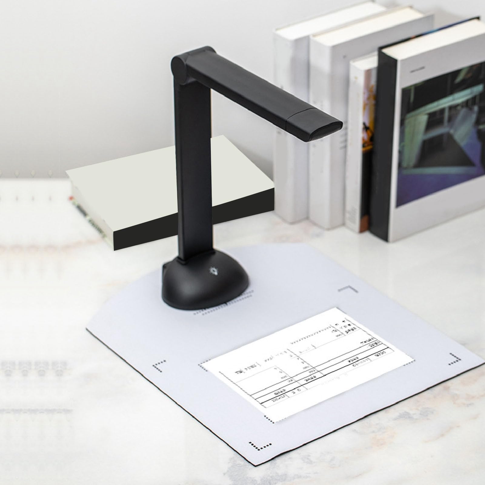 10MP USB Document Scanner Camera - Auto Focus A3/A4 Book & Photo Scanner, Foldable Portable for Notes, Pictures, Magazines | Perfect for Office, Home & School Document Digitizing