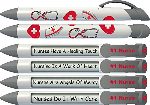 Premium Nurse Desk Set - Greeting Pen with Sticky Notes (1603) | Perfect for Medical Professionals, Office Organization & Thank You Gifts for Healthcare Workers