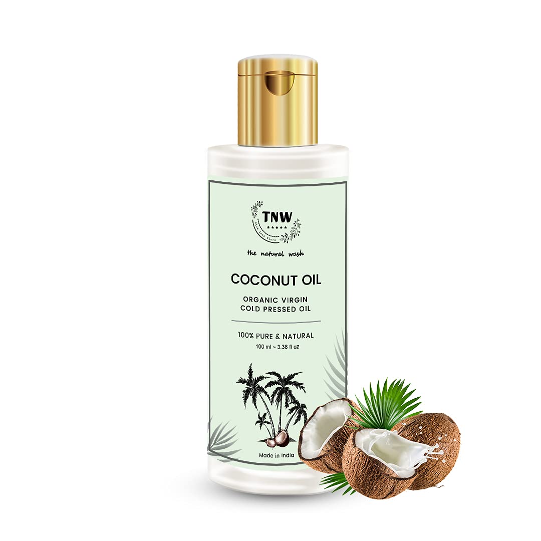 100% Pure Castor Oil & Virgin Coconut Oil Combo for Hair Growth, Skin Care, Eyelashes & Nails - 100ml Each | Natural Hair Treatment & Moisturizer for Dry Scalp, Face & Body | Perfect for DIY Beauty Recipes & Daily Nourishment