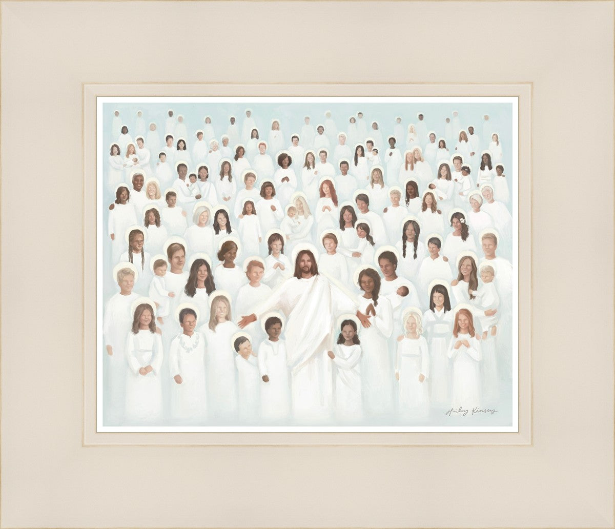 Body Of Christ By Hailey Kinsey - Inspirational Christian Wall Art for Home & Church Decor - Perfect for Living Room, Bedroom & Prayer Space